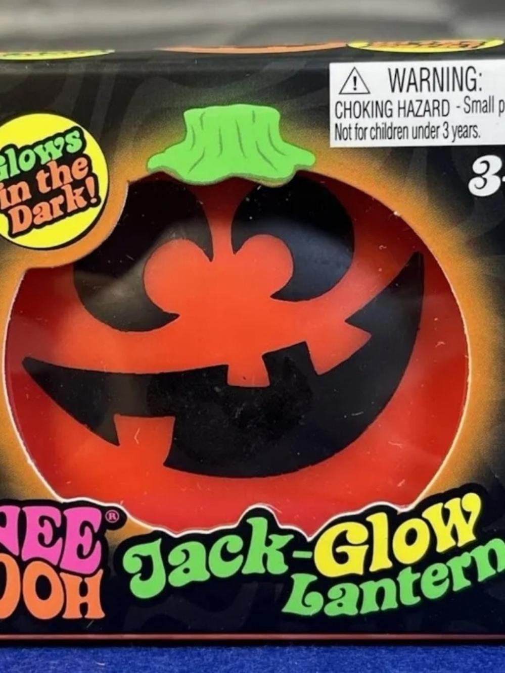Unknown Brand Orange Jack-Glow Lantern - Glows in the Dark